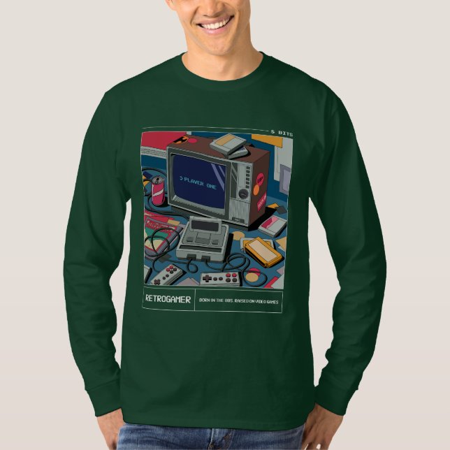 Retrogamer T-Shirt (Vorderseite)