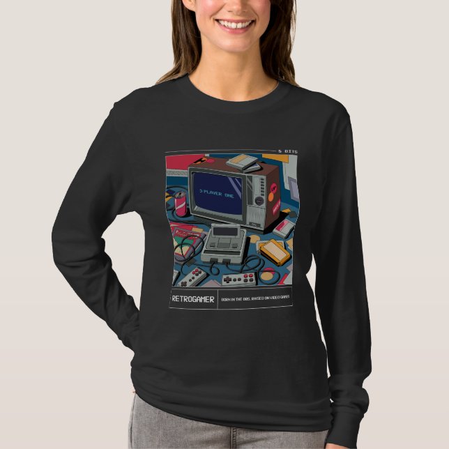 Retrogamer T-Shirt (Vorderseite)