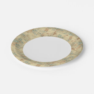 retrogeometrisches Muster 2 Pappteller
