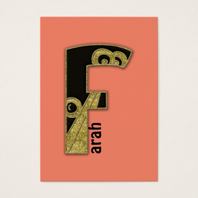 Retrogramm - F (Vorderseite)