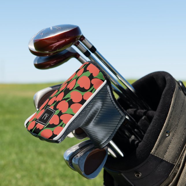 Retrogramm, personalisiert golf headcover (In Situ)