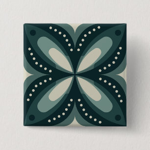 retrogrüne Formen Button