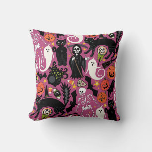 Retrohalloween bubblegum kissen