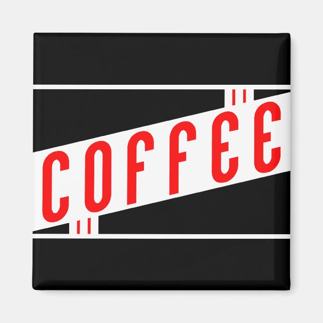 Retrokaffee Magnet (Vorne)