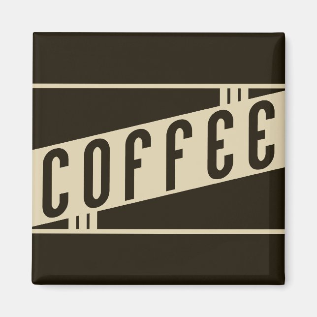 Retrokaffee Magnet (Vorne)