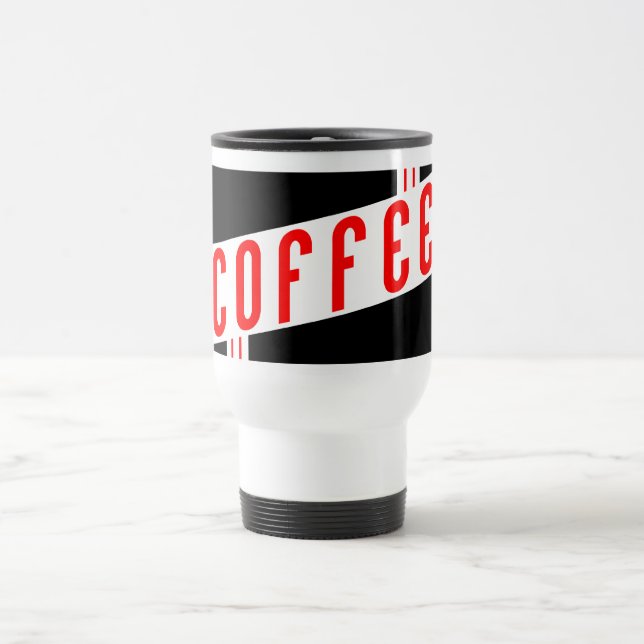 Retrokaffee Reisebecher (Mittel)
