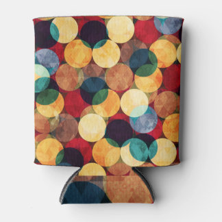 Retrokreise, Grunge Textur nahtlos Muster. Dosenkühler