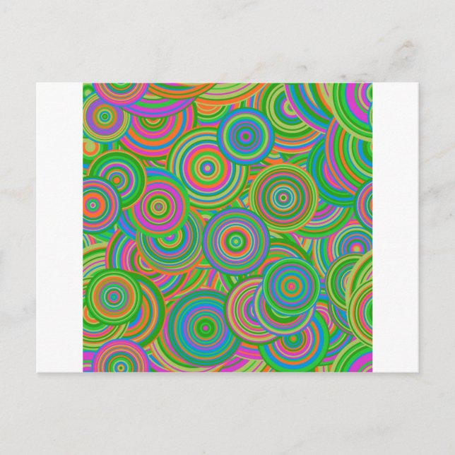 Retrokreise Postkarte (Vorderseite)