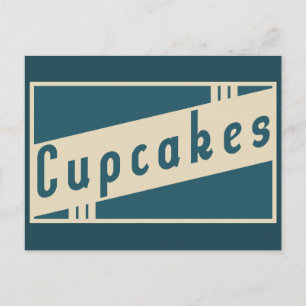 Retrokuchen Postkarte