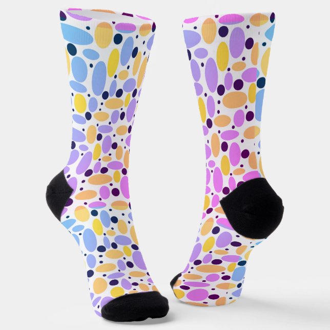 Retromuster für die Wohngestaltung Socken (Gewinkelt)