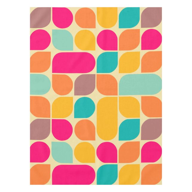 Retromuster Tischdecke (Vorderseite)