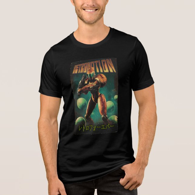 Retronation - Ihr Spiel? T-Shirt Tri-Blend Shirt (Vorderseite)