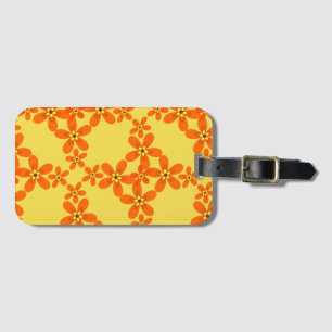 Retroorange 1970 gepäckanhänger