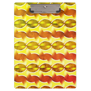 Retroorange 1970 klemmbrett