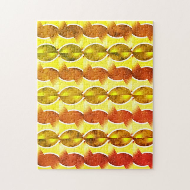 Retroorange 1970 puzzle (Vertikal)
