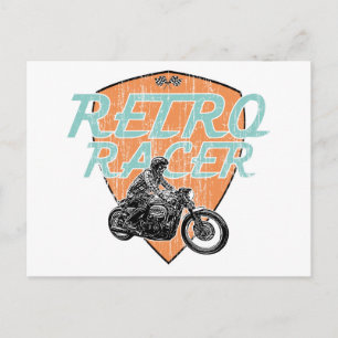 Retroracer Postkarte