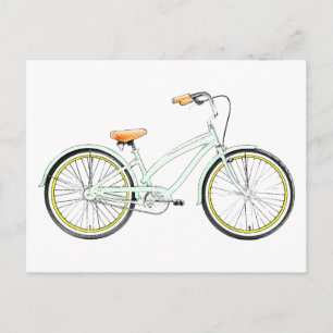 Retrorad Postkarte