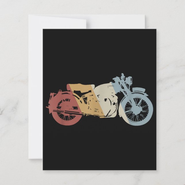 Retrostil für Motorräder Vintag (Vorderseite)