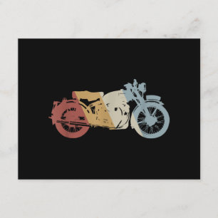 Retrostil für Motorräder Vintag Begleitkarte