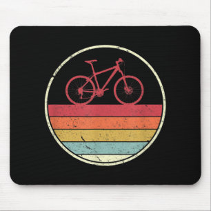 Retrostil für Radfahrer Mousepad