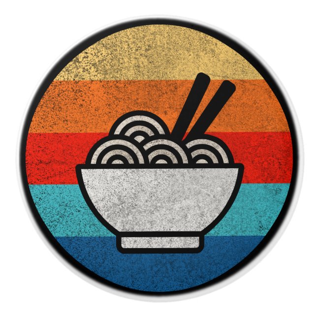 Retrostil Keramikknauf (Vorderseite)