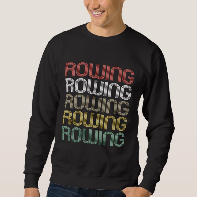 Retrostil-Rotation Sweatshirt (Vorderseite)