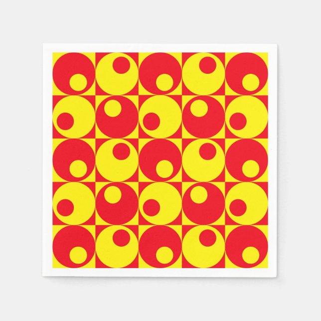 Retrostil Serviette (Vorderseite)