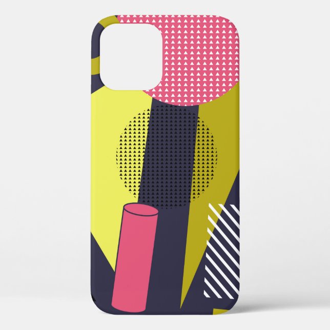 Retrostil Textur, Musterdesign. Kunst, abstrakt, Case-Mate iPhone Hülle (Rückseite)