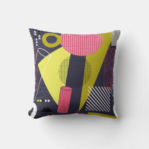 Retrostil Textur, Musterdesign. Kunst, abstrakt, Kissen