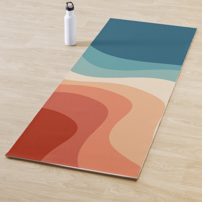Retrostil Yogamatte (Beispiel)