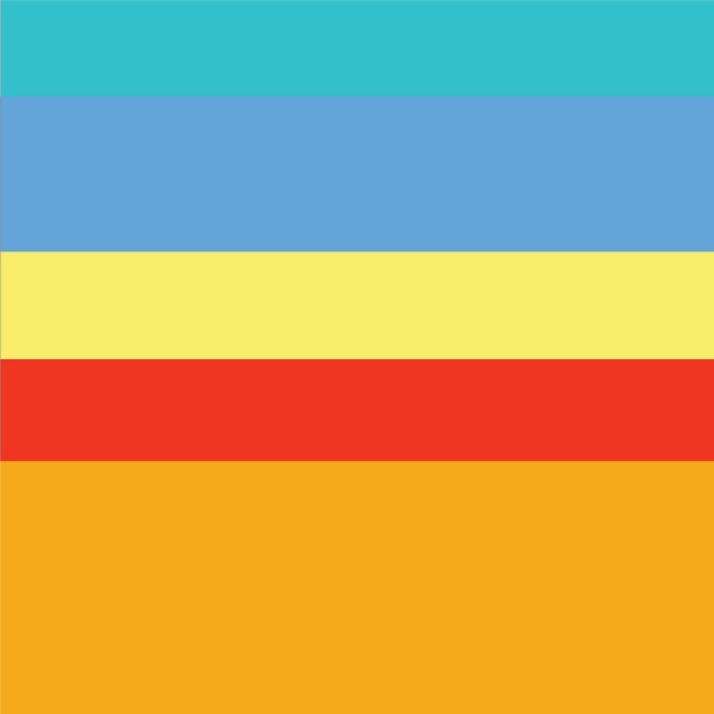 Retrostreifen Flip Flops (Retro Stripes)