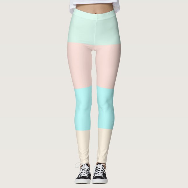 Retrostreifen Leggings (Vorderseite)