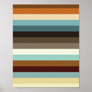 Retrostreifen Poster