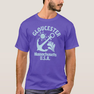 RetroStyle Chatham Massachusetts USA Nautisches Bl T-Shirt