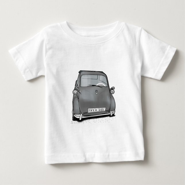 Retrowagen Baby T-shirt (Vorderseite)