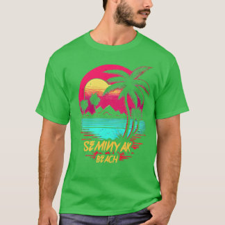 Retrowave Beach Seminyak Beach T-Shirt