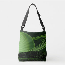 Retrowave Green Crossbody Bag Tragetaschen Mit Langen Trägern
