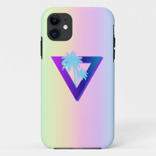 RETROWAVE SYNTHWAVE PALMEN DRIEECK HANDYHÜLLE Case-Mate iPhone HÜLLE