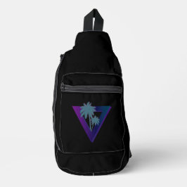 RETROWAVE TRIANGLE PALM BAG CROSSBODY BAG