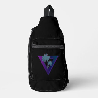 RETROWAVE TRIANGLE PALM BAG CROSSBODY BAG