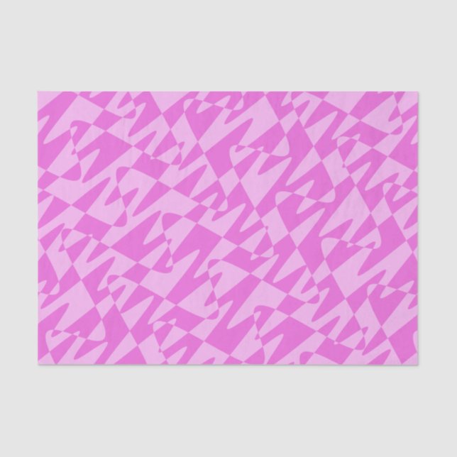 Retrowelle - Duo pink: Seidenpapier (Vorderseite)