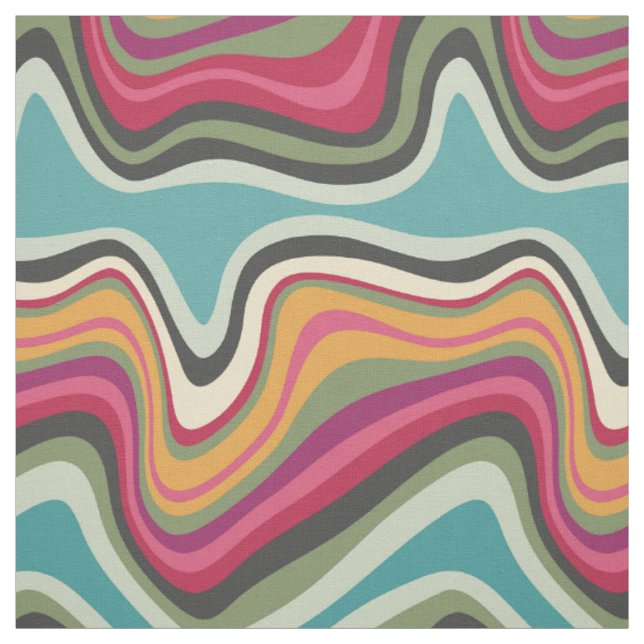 Retrowelle MANA Stoff (Muster)