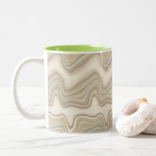 Retrowelle-neutral Zweifarbige Tasse