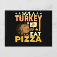 Rett A Turkey Eat Pizza - Erntedank Vegan