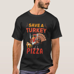 Rett A Turkey essen Pizza Erwachsene Vegane Kinder T-Shirt