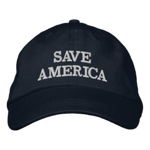 RETT AMERICA BESTICKTE BASEBALLKAPPE