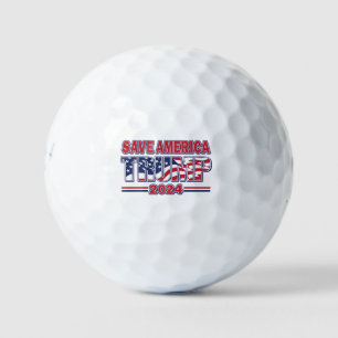 Rett Amerika Trump 2024 Golfball