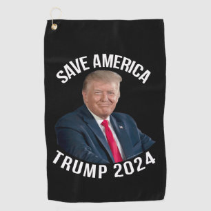 Rett Amerika Trump 2024 Präsident Donald J. Trump Golfhandtuch
