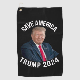 Rett Amerika Trump 2024 Präsident Donald J. Trump Golfhandtuch