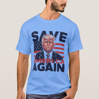 Rett Amerika wieder - Donald Trump 2024 T-Shirt